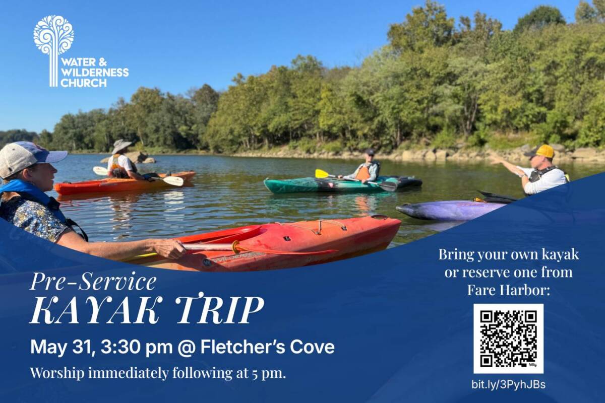 Kayak Trip May 31 at 3:30 Fletcher's Cove